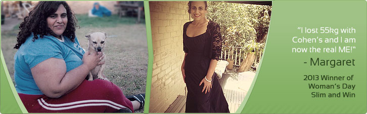 Margaret lost 55kg - Winner of Woman's Day Slim and Win